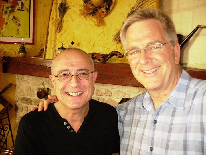 selfie with Rick Steves